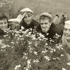 1966 Spotnicks ohne Bob auf Wiese