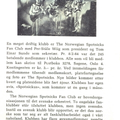 Spotnicks Fan Club